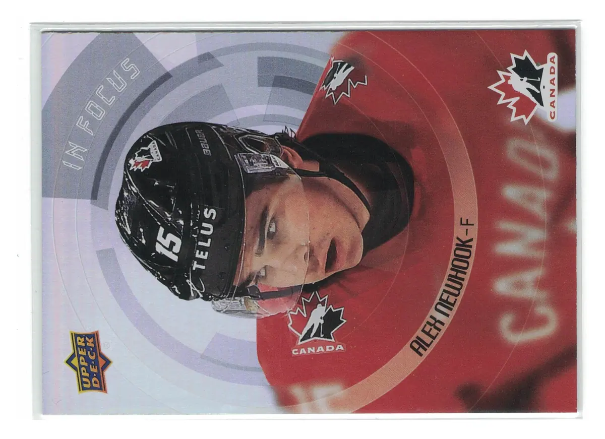 Alex Newhook In Focus #IF-1 2026 Upper Deck Team Canada — front
