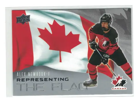 Alex Newhook Representing the Flag #RF-10 2026 UD Team Canada