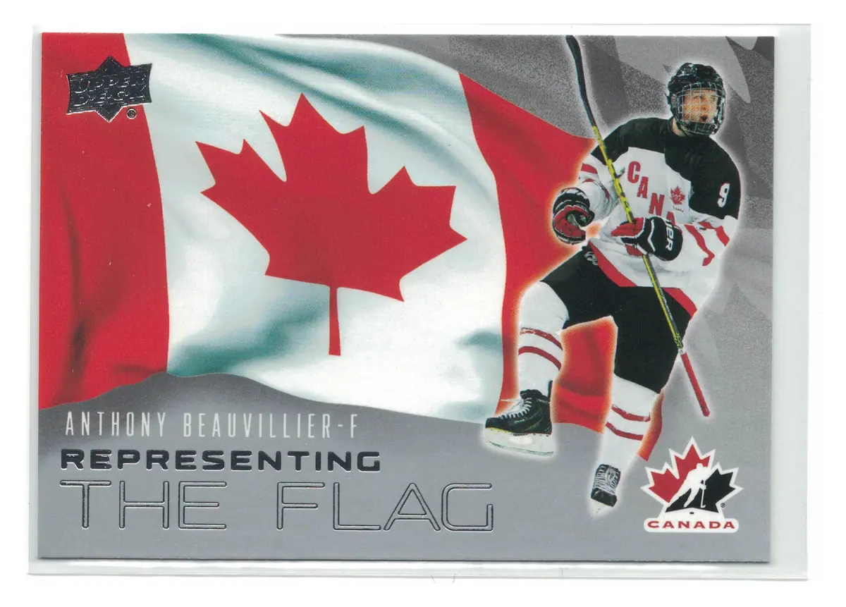 Anthony Beauvillier Representing the Flag #RF-28 2026 Upper Deck Team Canada — front