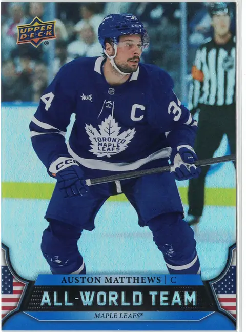 Auston Matthews All-World Team #AWT-3 2025-26 Upper Deck Extended Series