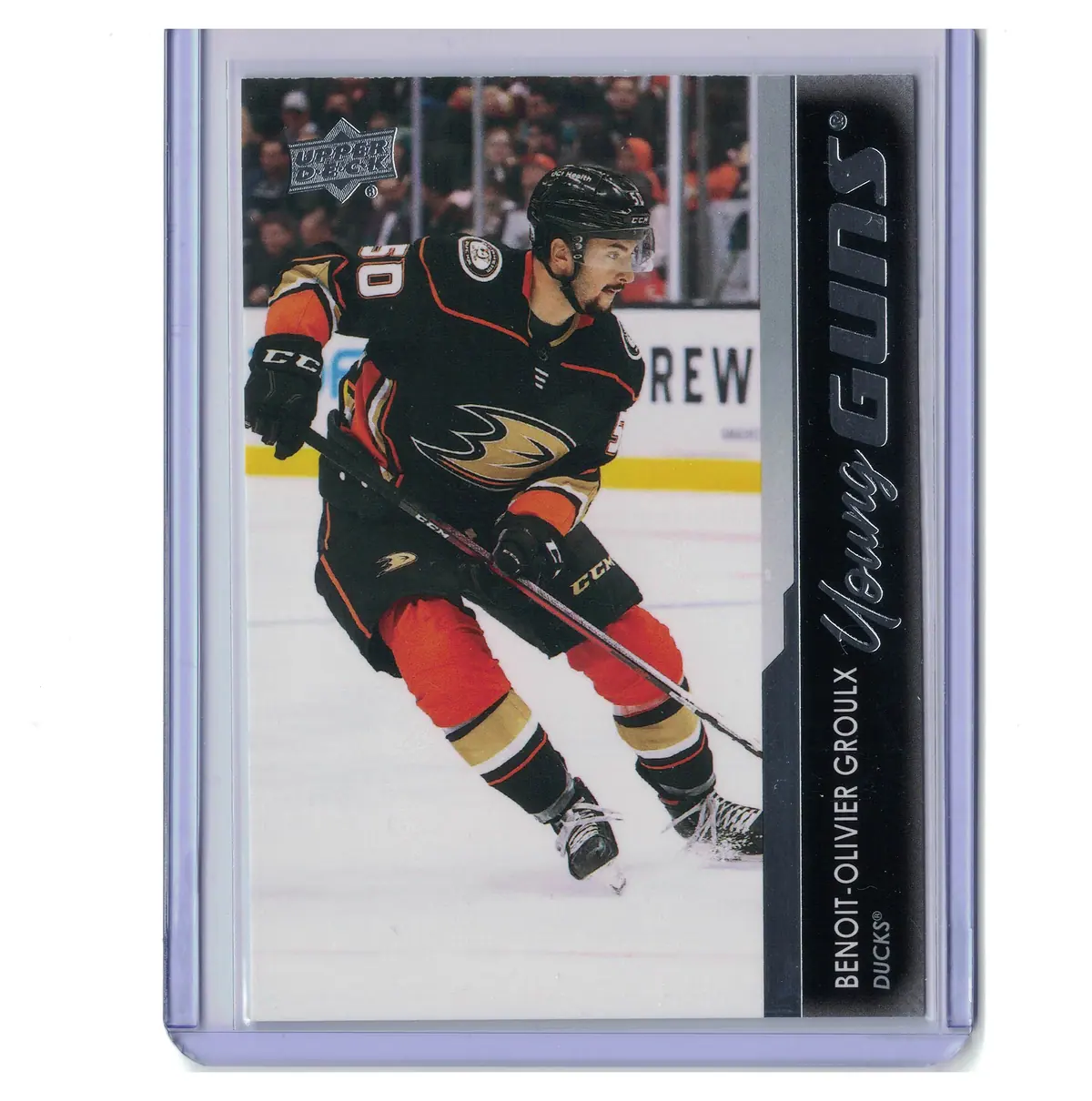 Benoit-Olivier Groulx Young Guns #478 2021-22 Upper Deck Series 2 — front