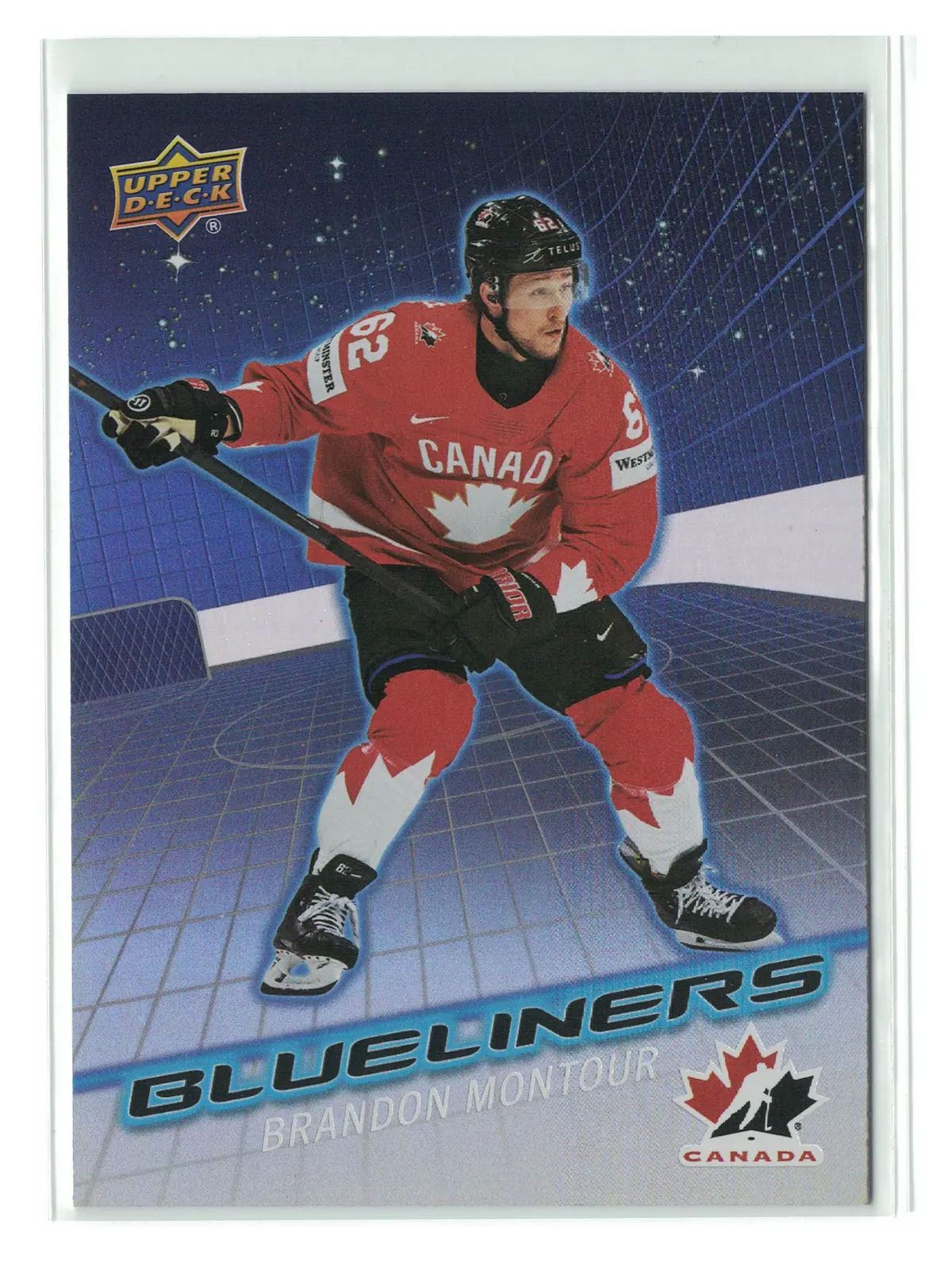 Brandon Montour Blueliners #BL-11 2026 Upper Deck Team Canada — front