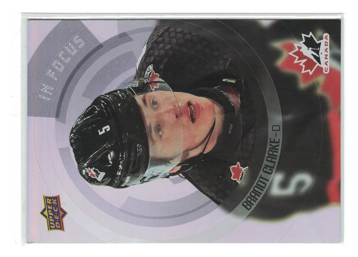 Brandt Clarke In Focus #IF-2 2026 Upper Deck Team Canada — front