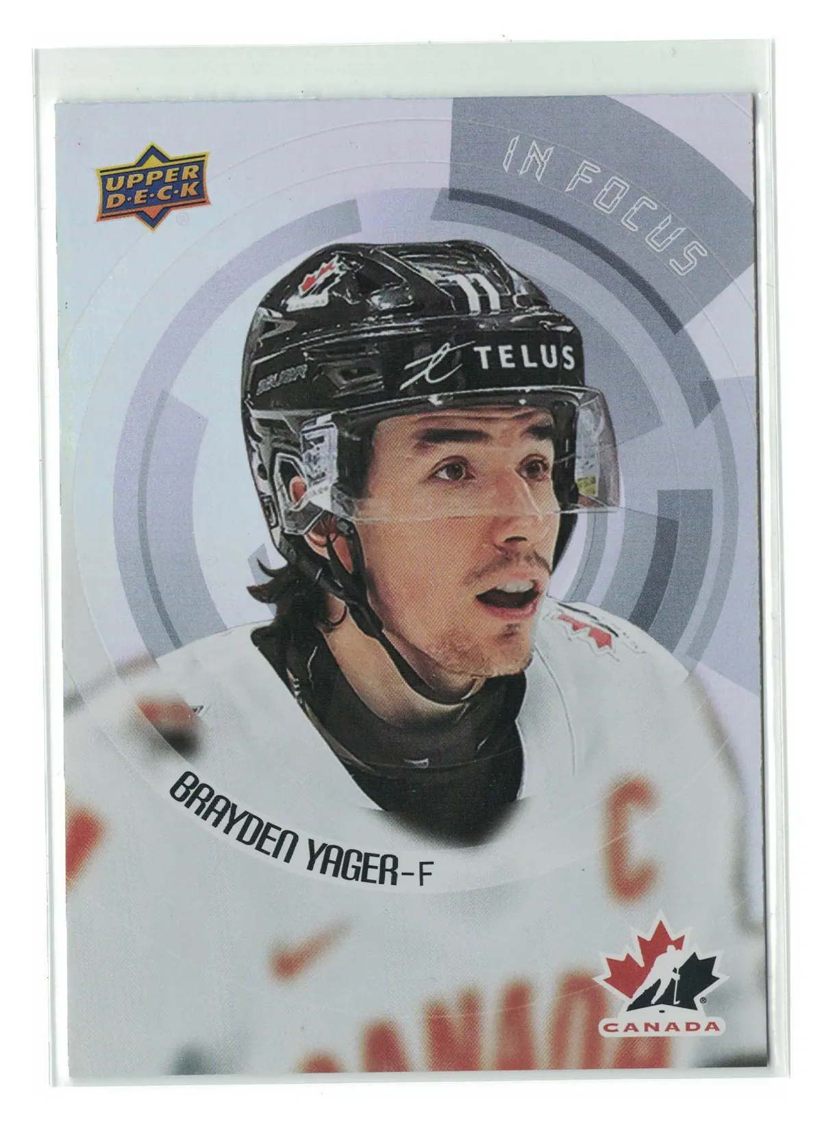Brayden Yager In Focus #IF-3 2026 UD Team Canada — front