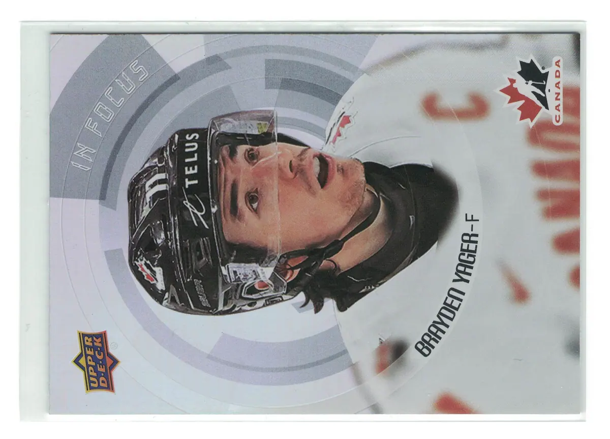 Brayden Yager In Focus #IF-3 2026 UD Team Canada — front