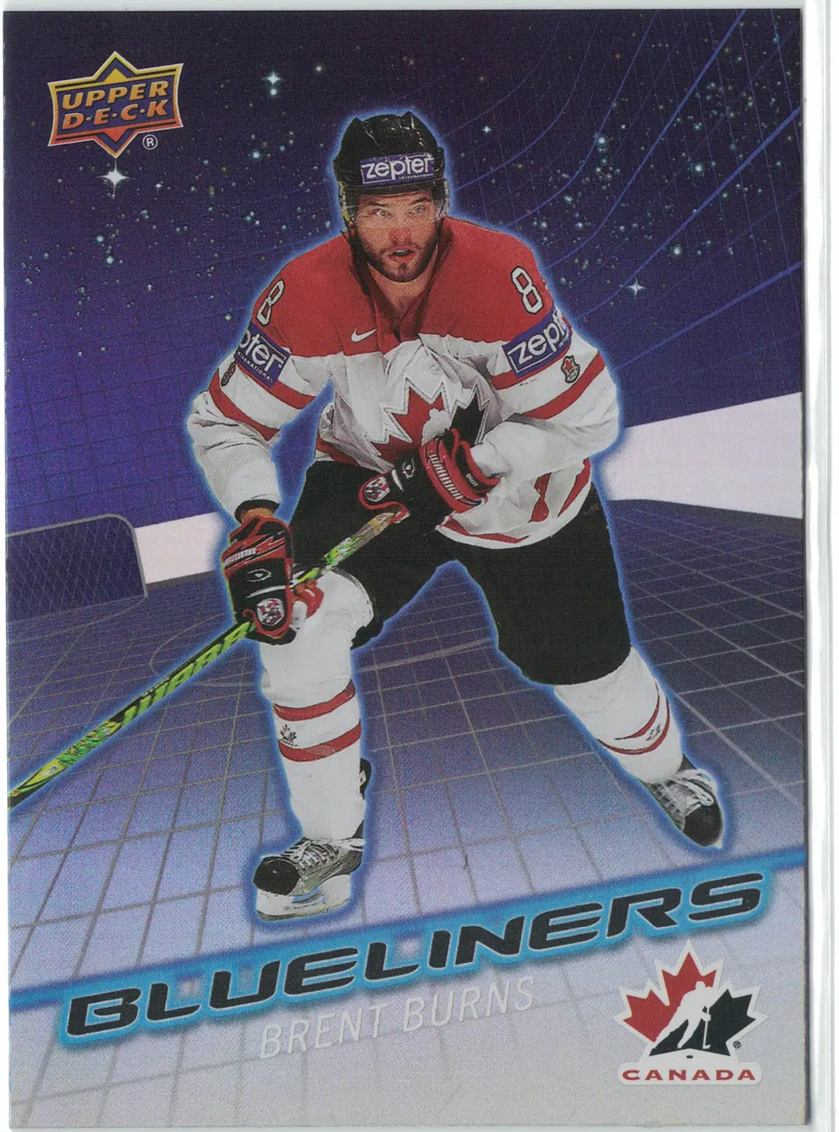 Brent Burns Blueliners base #BL-20 2026 UD Team Canada — front
