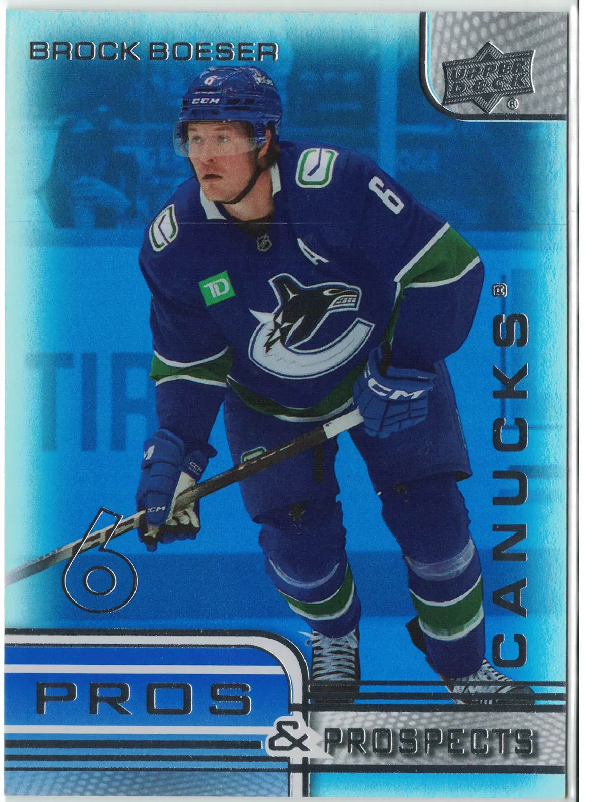 Brock Boeser Pros & Prospects #PP-13 2025-26 Upper Deck Extended Series — front