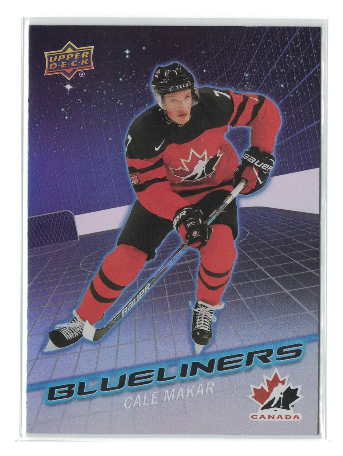 Cale Makar Blueliners #BL-7 2026 Upper Deck Team Canada — front