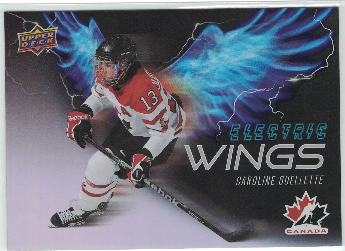 Caroline Ouellette Electric Wings #EW-17 2026 Upper Deck Team Canada — front