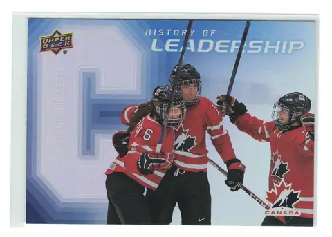 Caroline Ouellette History of Leadership #HL-1 2026 UD Team Canada
