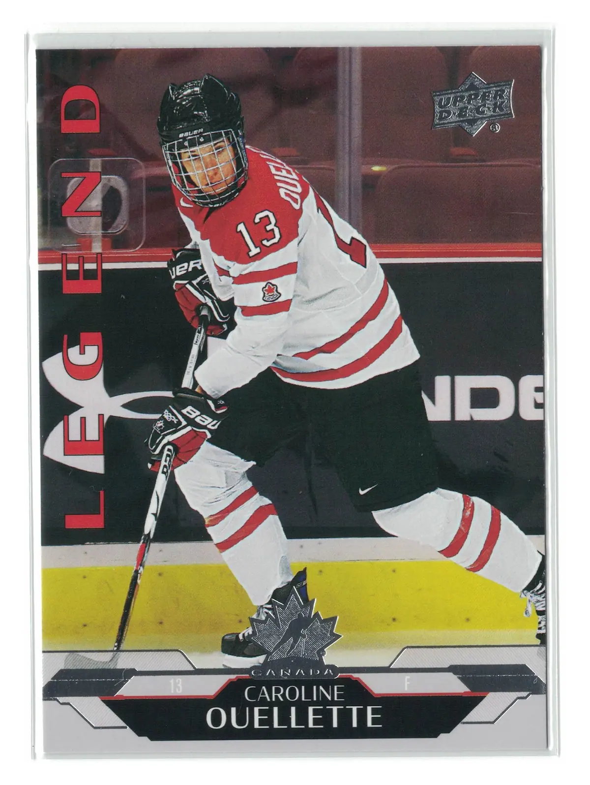 Caroline Ouellette Legend #154 2026 Upper Deck Team Canada — front