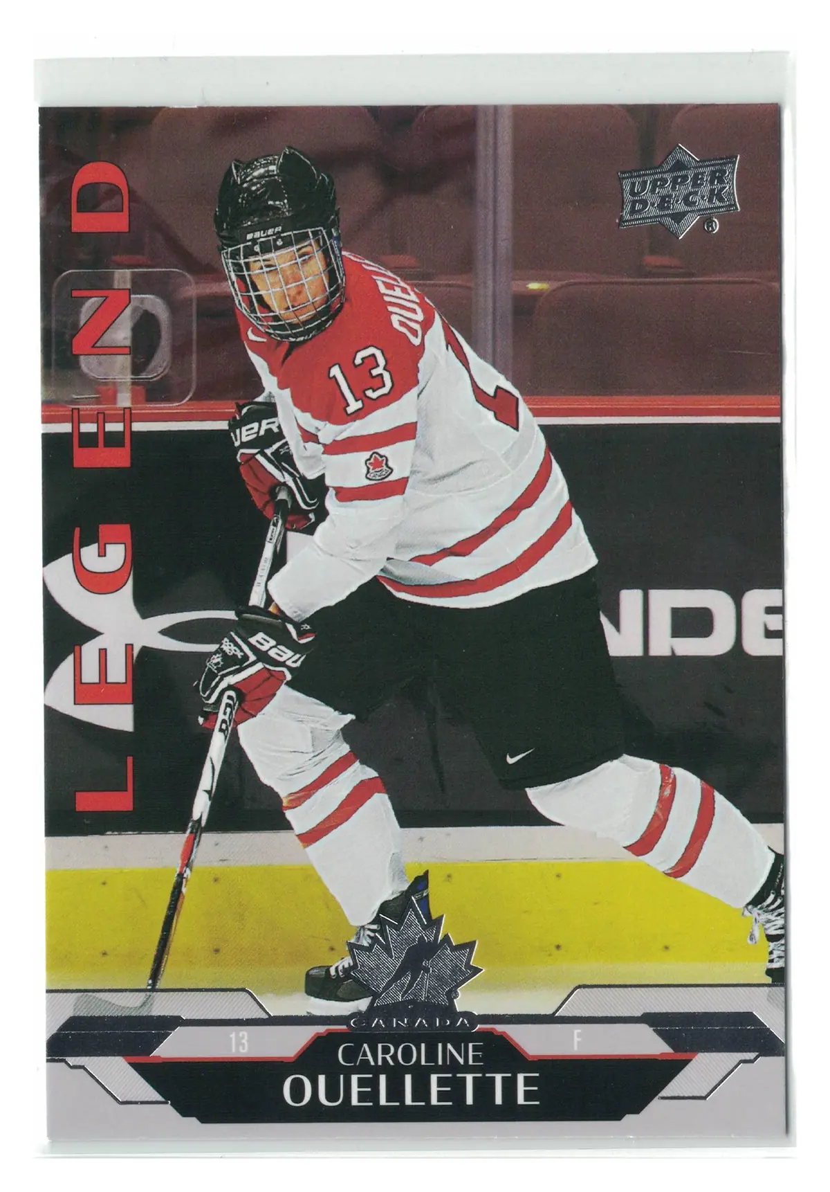Caroline Ouellette Legend #154 2026 Upper Deck Team Canada — front