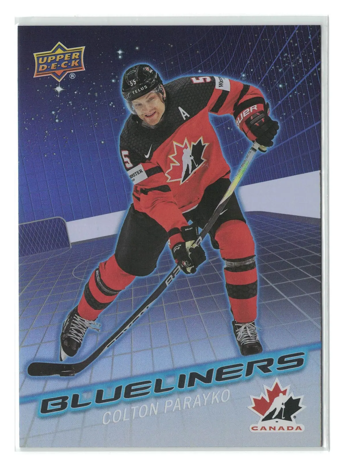 Colton Parayko Blueliners #BL-17 2026 Upper Deck Team Canada — front