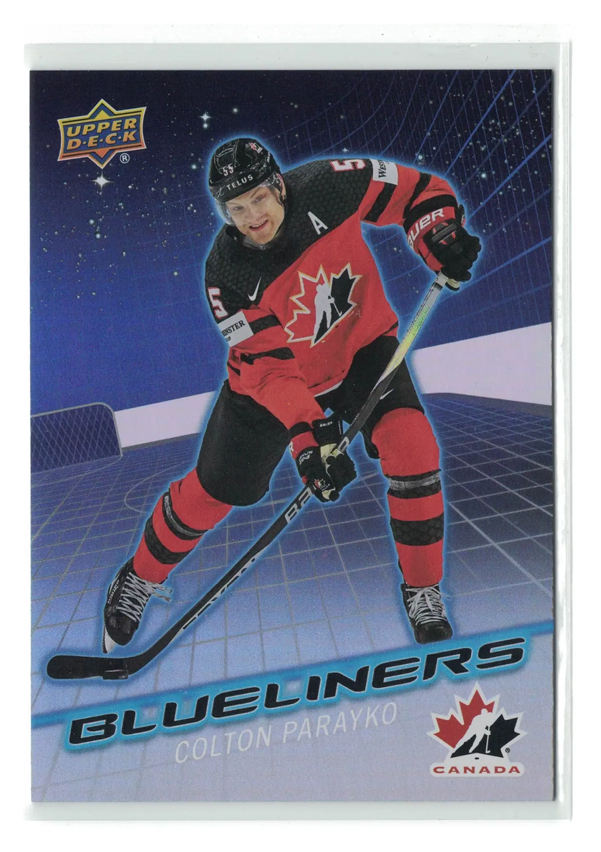 Colton Parayko Blueliners #BL-17 2026 Upper Deck Team Canada — front