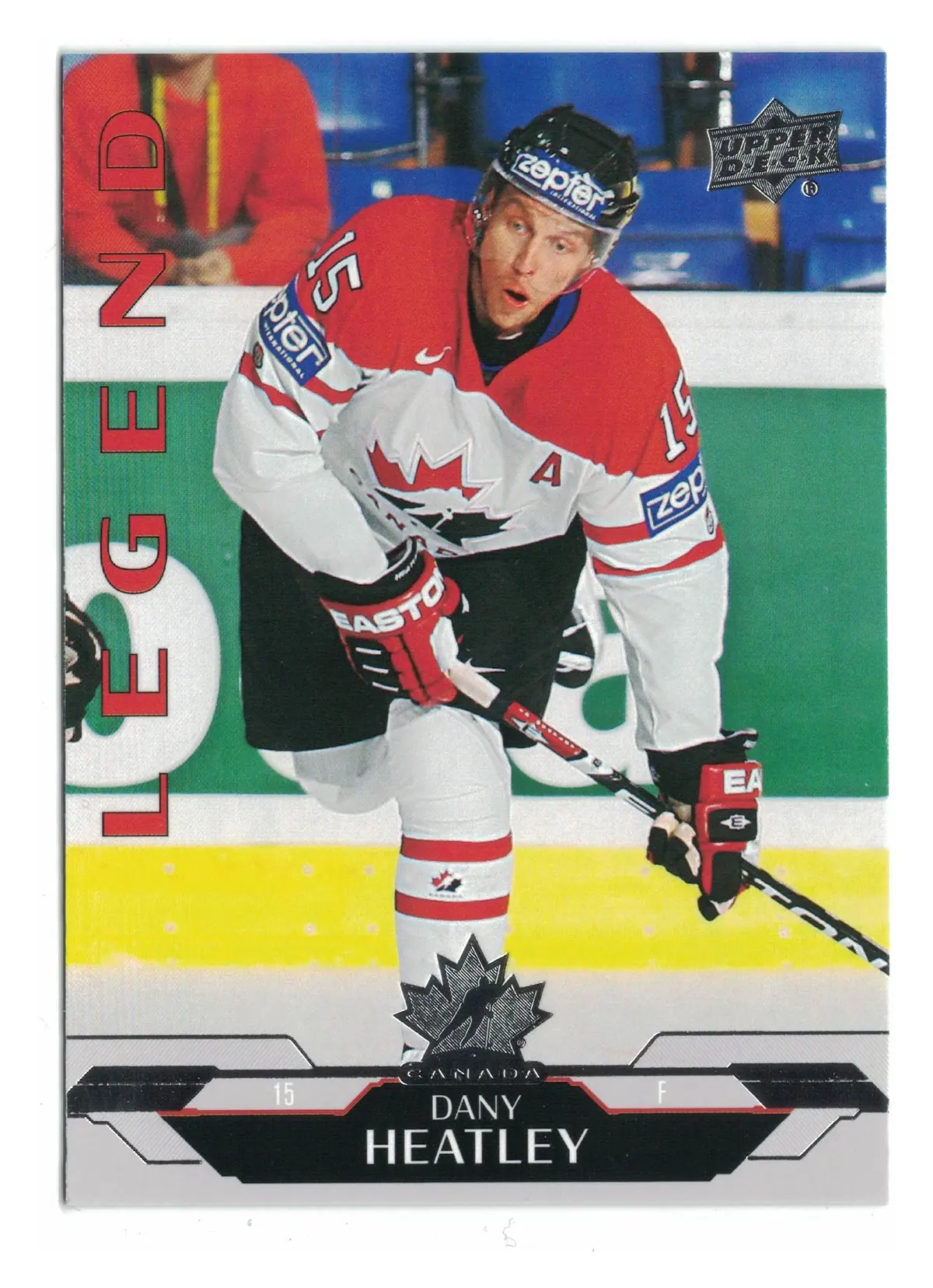 Dany Heatley Legend #185 2026 UD Team Canada — front