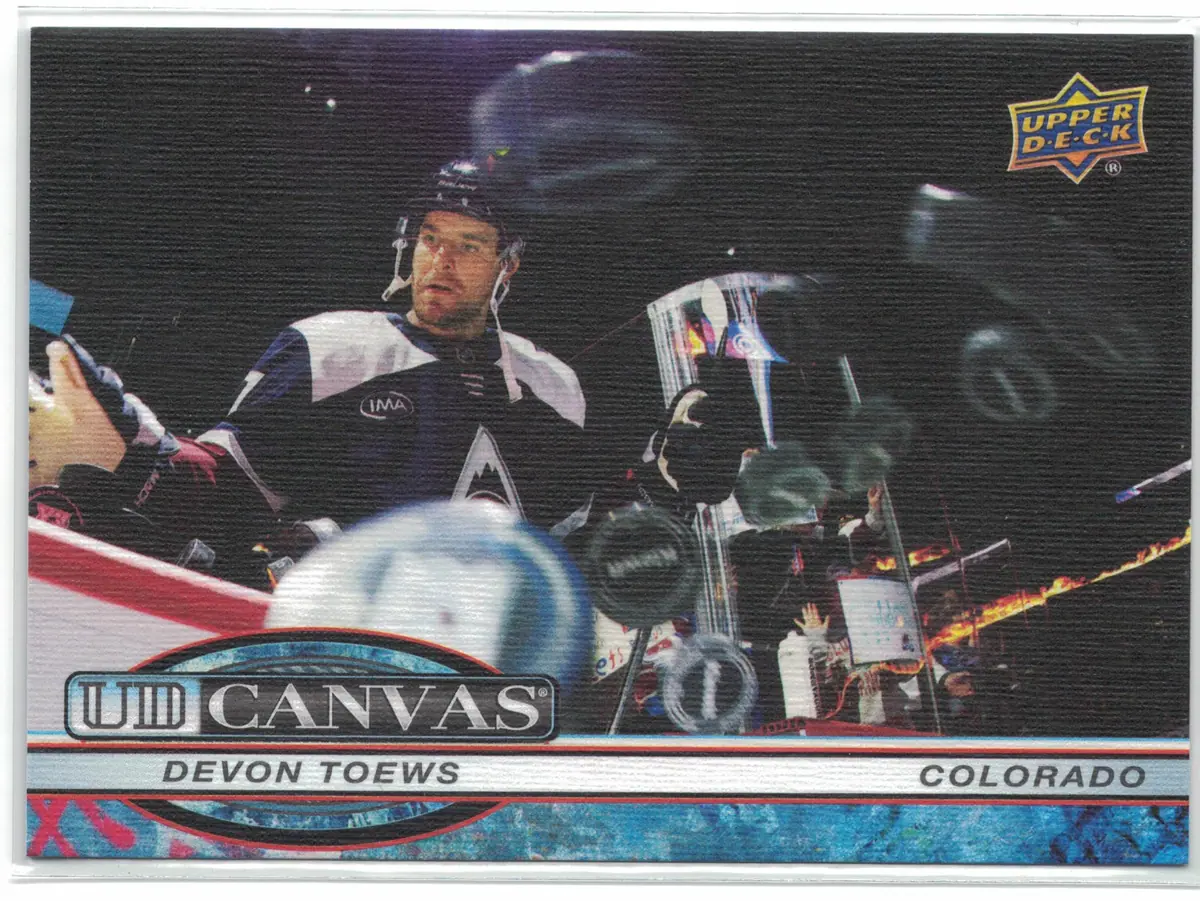 Devon Toews UD Canvas #C-350 2025-26 Upper Deck Extended Series — front