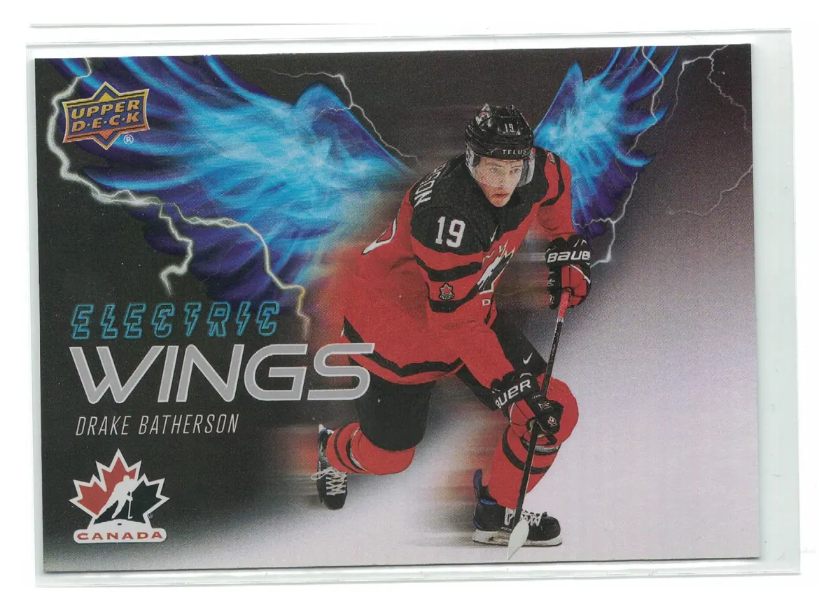 Drake Batherson Electric Wings #EW-12 2026 UD Team Canada — front