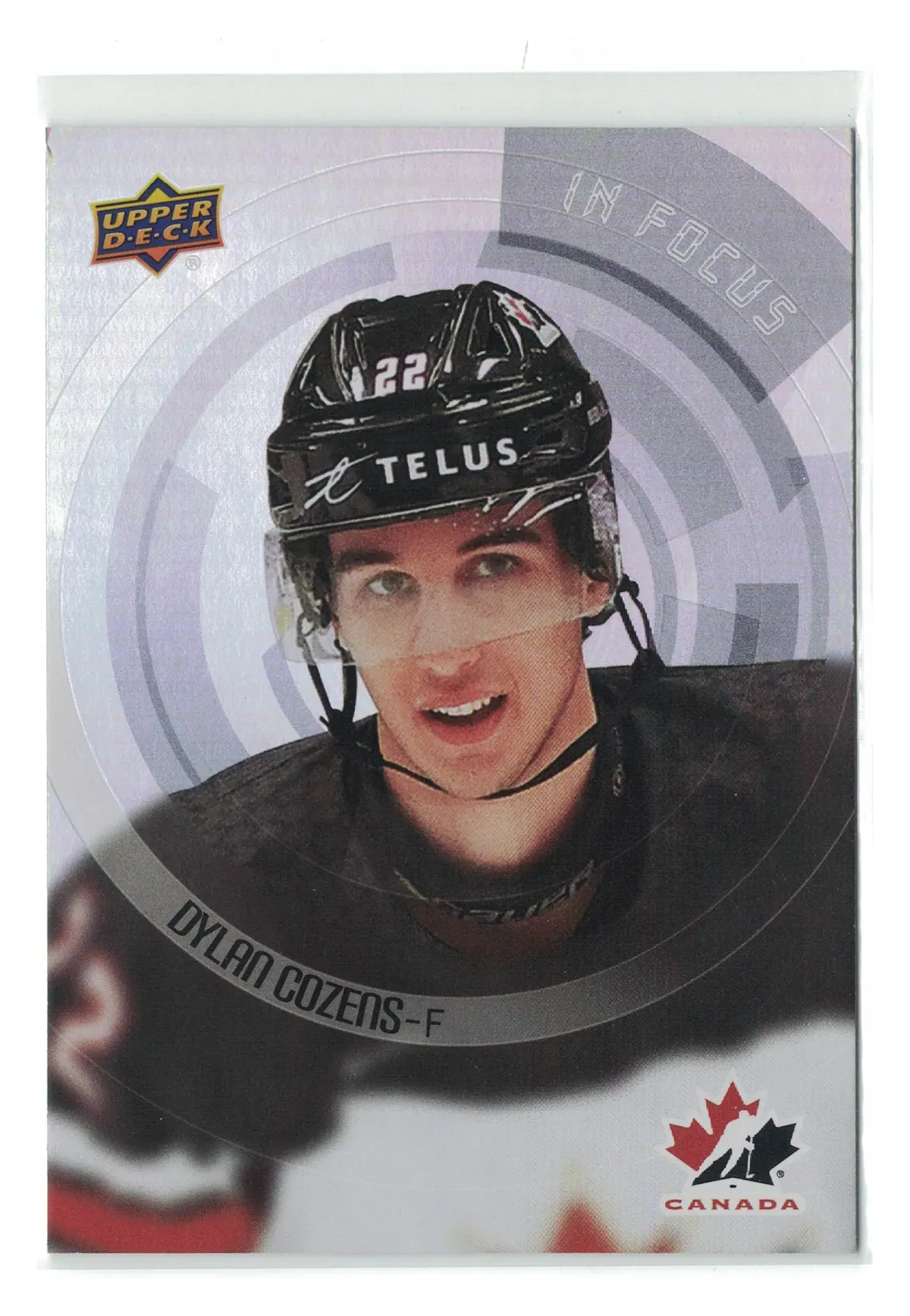 Dylan Cozens In Focus #IF-5 2026 Upper Deck Team Canada — front