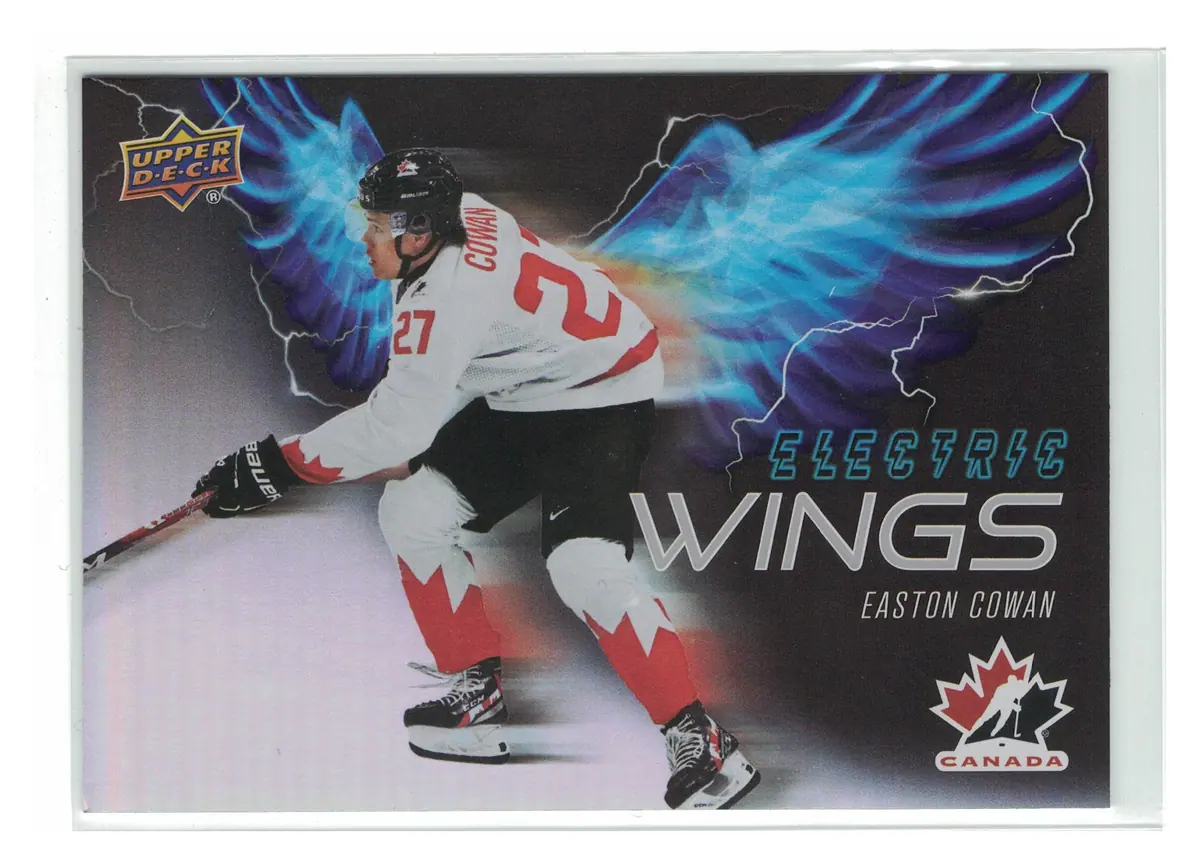 Easton Cowan Electric Wings #EW-8 2026 Upper Deck Team Canada — front