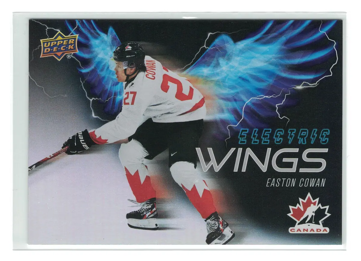 Easton Cowan Electric Wings #EW-8 2026 Upper Deck Team Canada — front