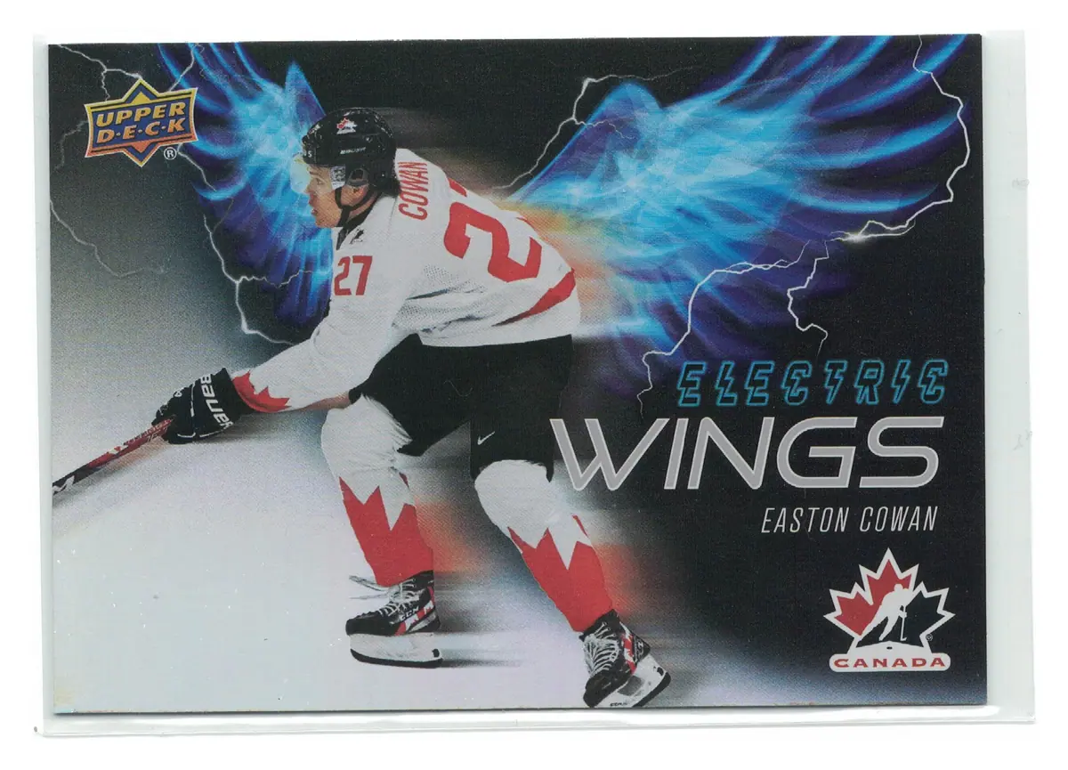 Easton Cowan Electric Wings #EW-8 2026 Upper Deck Team Canada — front