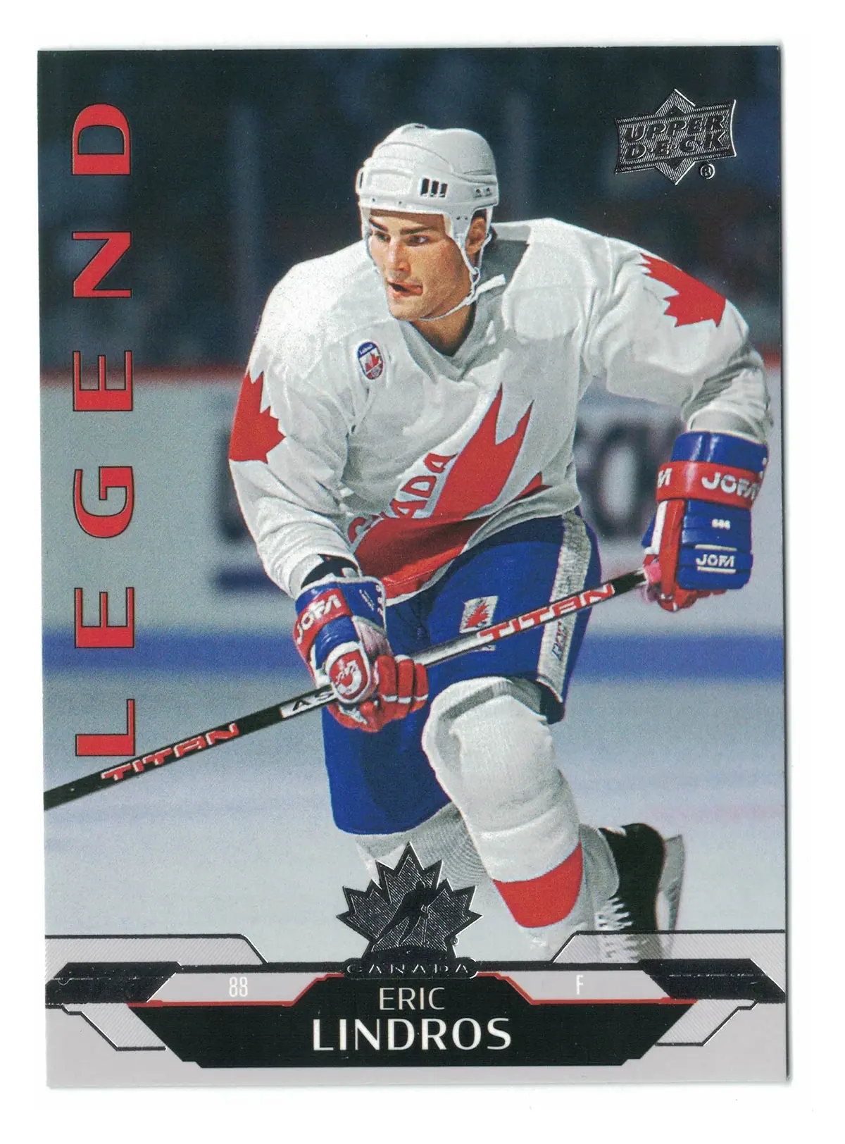 Eric Lindros Legend #161 2026 UD Team Canada — front