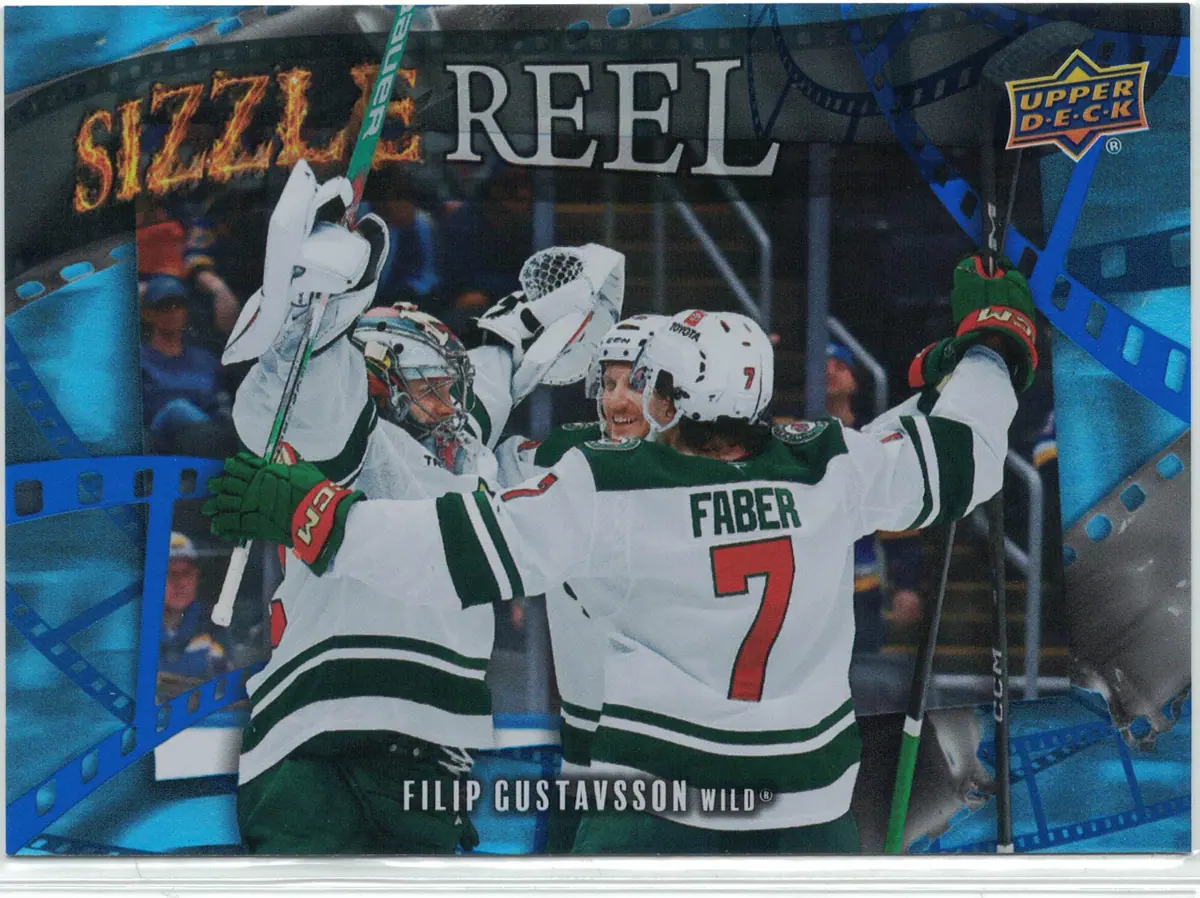 Filip Gustavsson Sizzle Reel #SR-74 2025-26 Upper Deck Extended Series — front
