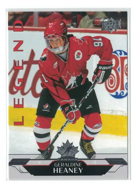 Geraldine Heaney Legend #166 2026 Upper Deck Team Canada