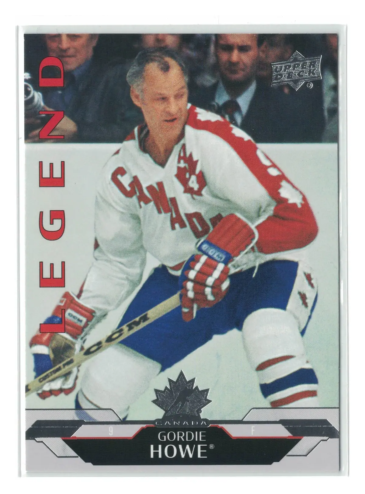 Gordie Howe Legend #187 2026 Upper Deck Team Canada — front