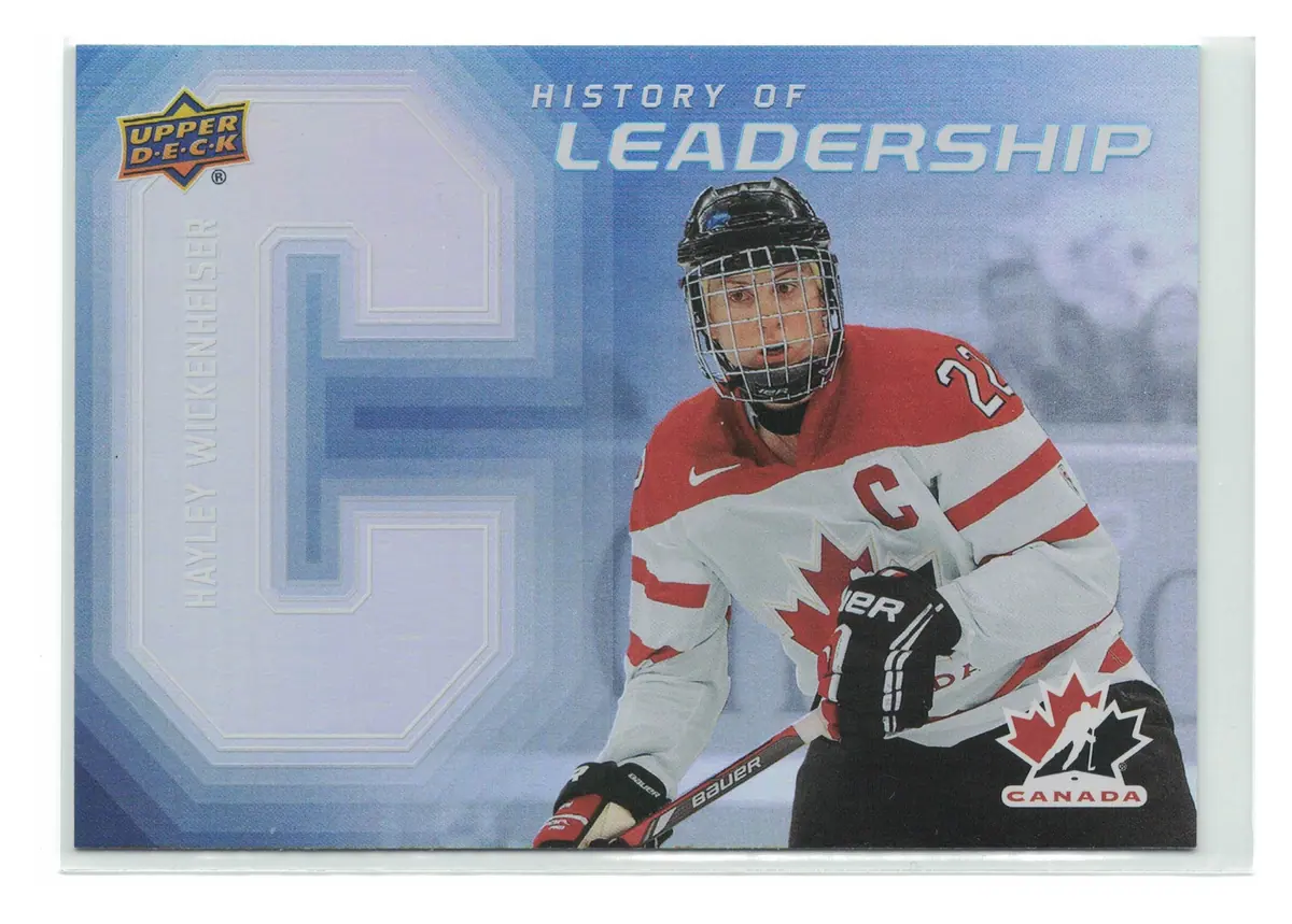 Hayley Wickenheiser History of Leadership #HL-3 2026 Upper Deck Team Canada — front