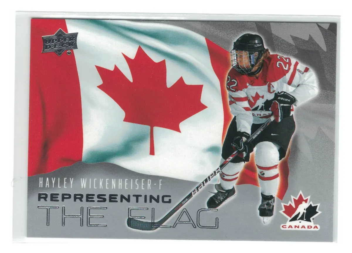 Hayley Wickenheiser Representing the Flag #RF-1 2026 Upper Deck Team Canada — front