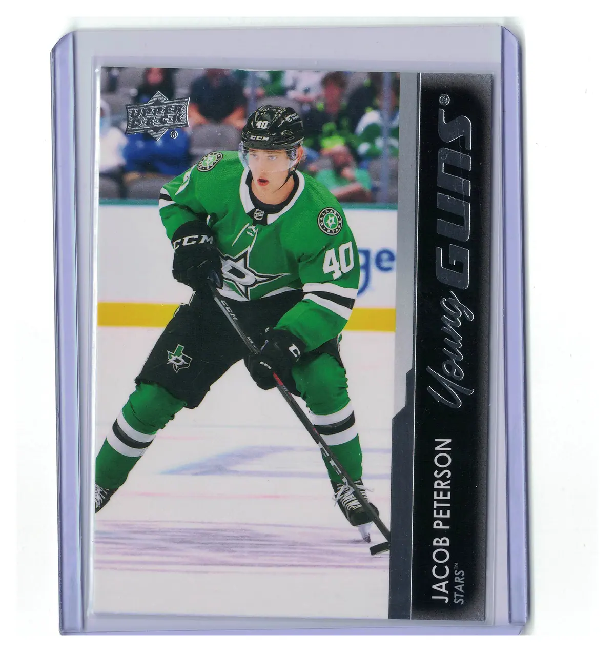 Jacob Peterson Young Guns #492 2021-22 Upper Deck Series 2 — front