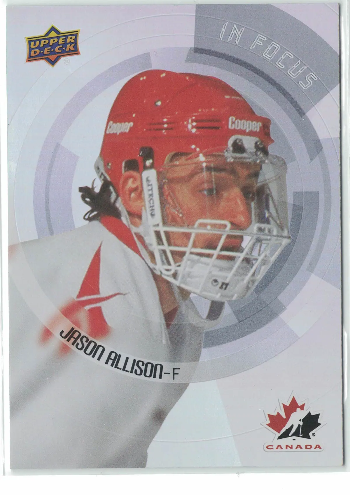 Jason Allison In Focus #IF-17 2026 Upper Deck Team Canada — front