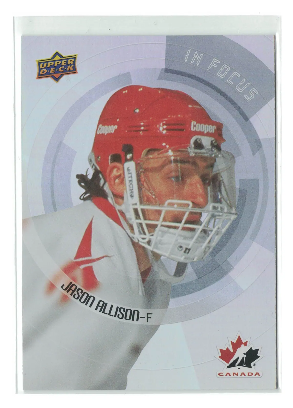Jason Allison In Focus #IF-17 2026 UD Team Canada — front