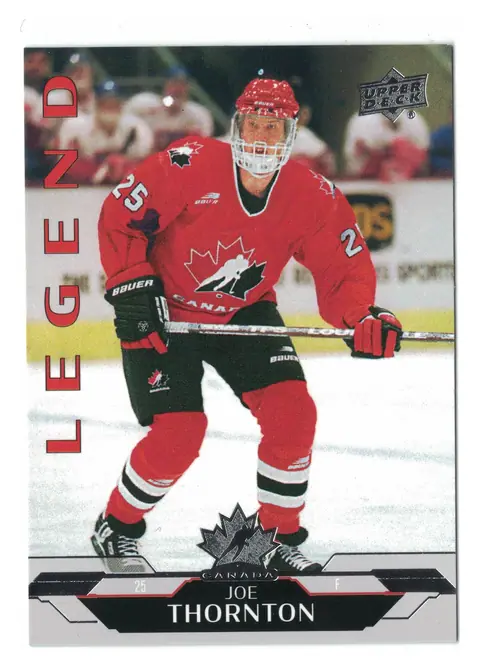 Joe Thornton Legend #165 2026 UD Team Canada