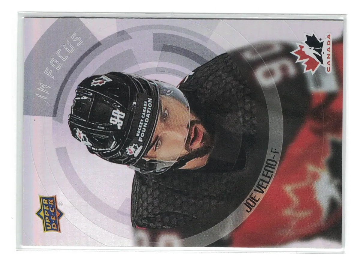 Joe Veleno In Focus #IF-6 2026 Upper Deck Team Canada — front