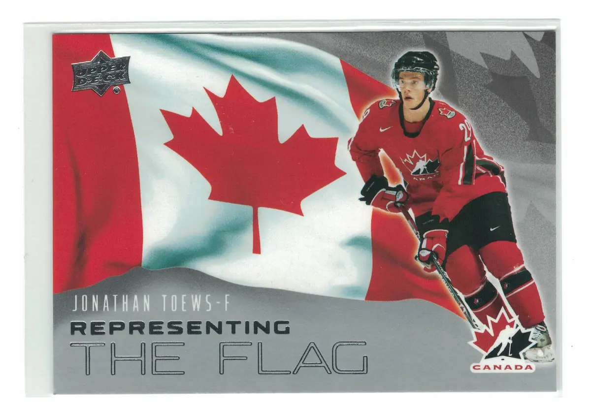 Jonathan Toews Representing the Flag #RF-2 2026 UD Team Canada — front