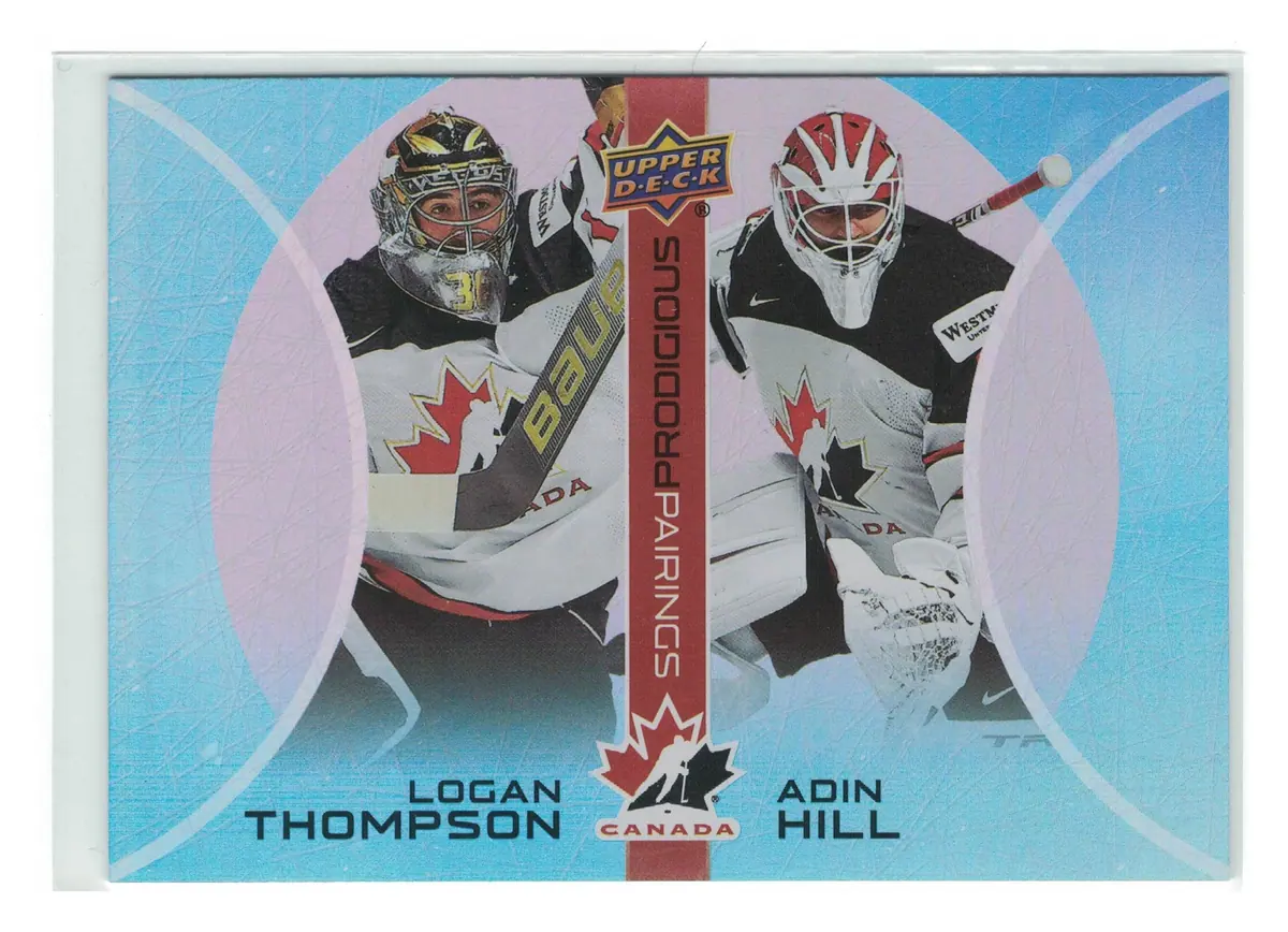 Logan Thompson / Adin Hill Prodigious Pairings #PP-18 2026 Upper Deck Team Canada — front