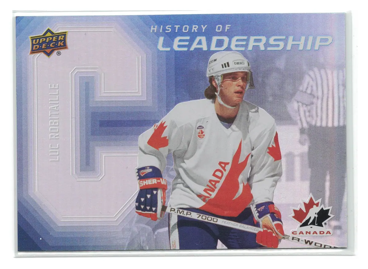 Luc Robitaille History of Leadership #HL-4 2026 Upper Deck Team Canada — front