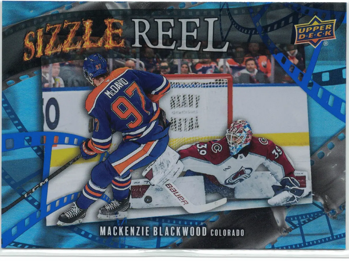 Mackenzie Blackwood Sizzle Reel #SR-71 2025-26 Upper Deck Extended Series — front