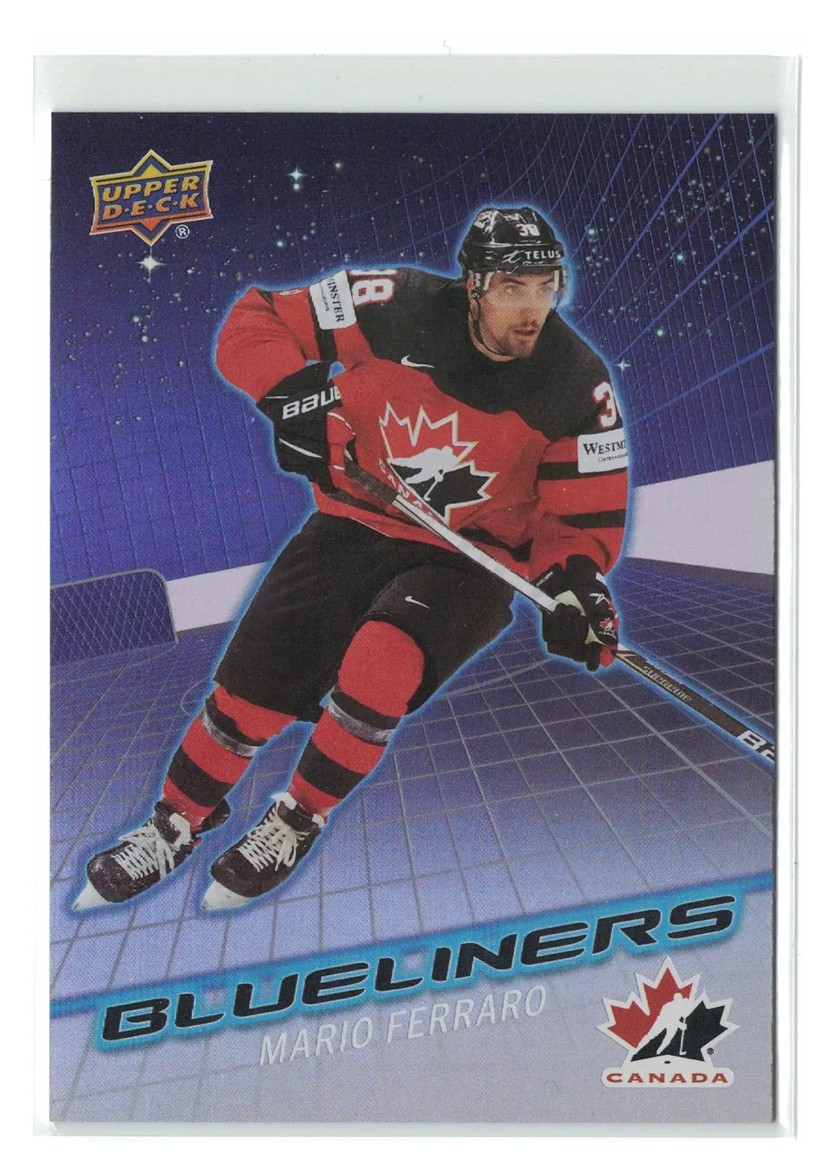 Mario Ferraro Blueliners #BL-4 2026 UD Team Canada — front