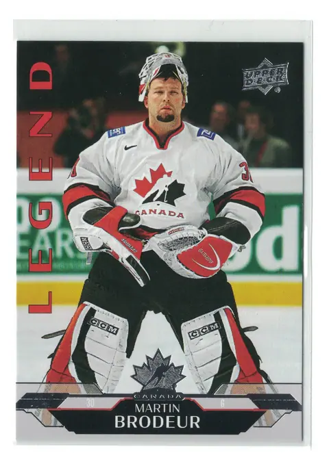 Martin Brodeur Legend #178 2026 UD Team Canada