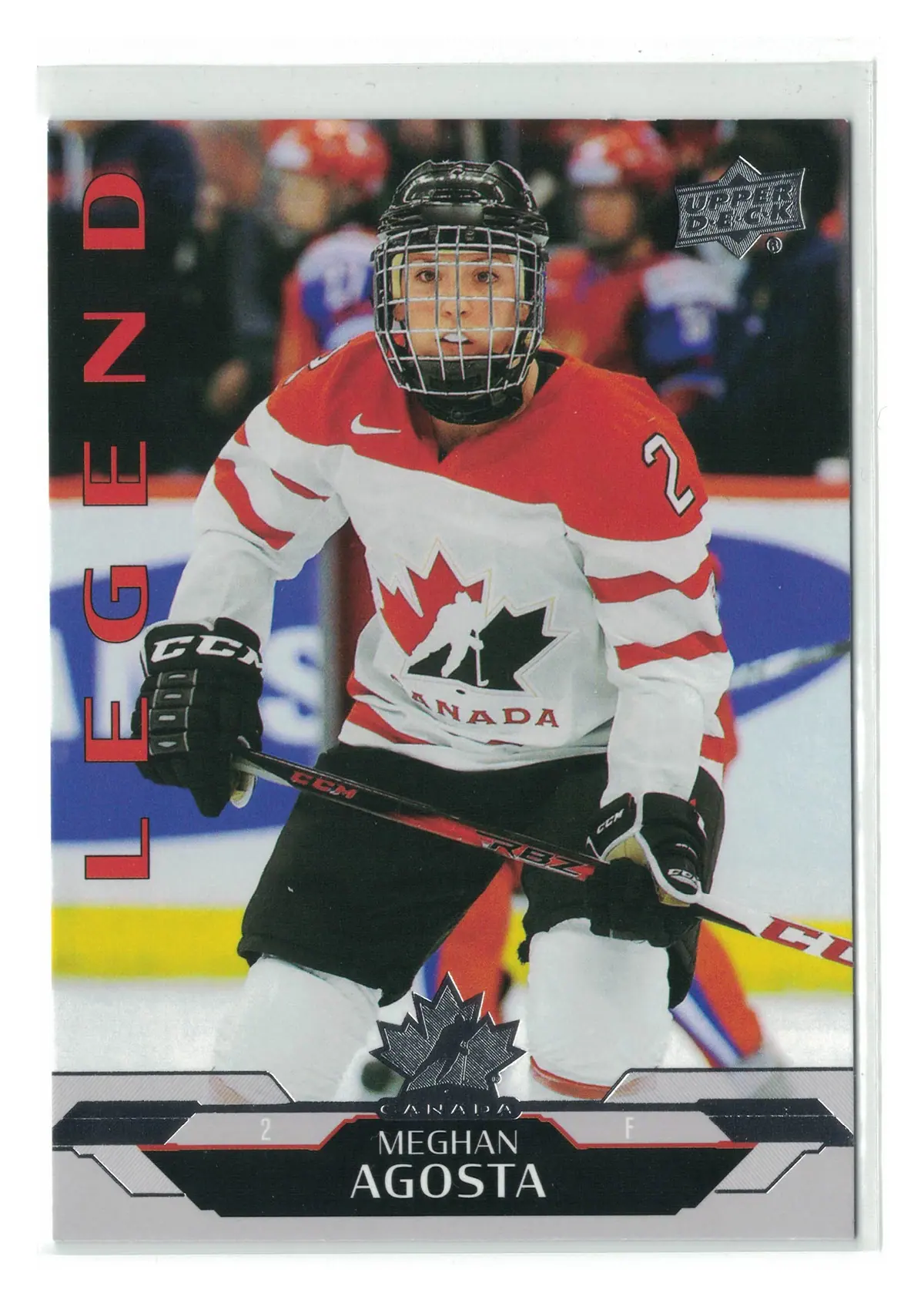 Meghan Agosta Legend #179 2026 Upper Deck Team Canada — front