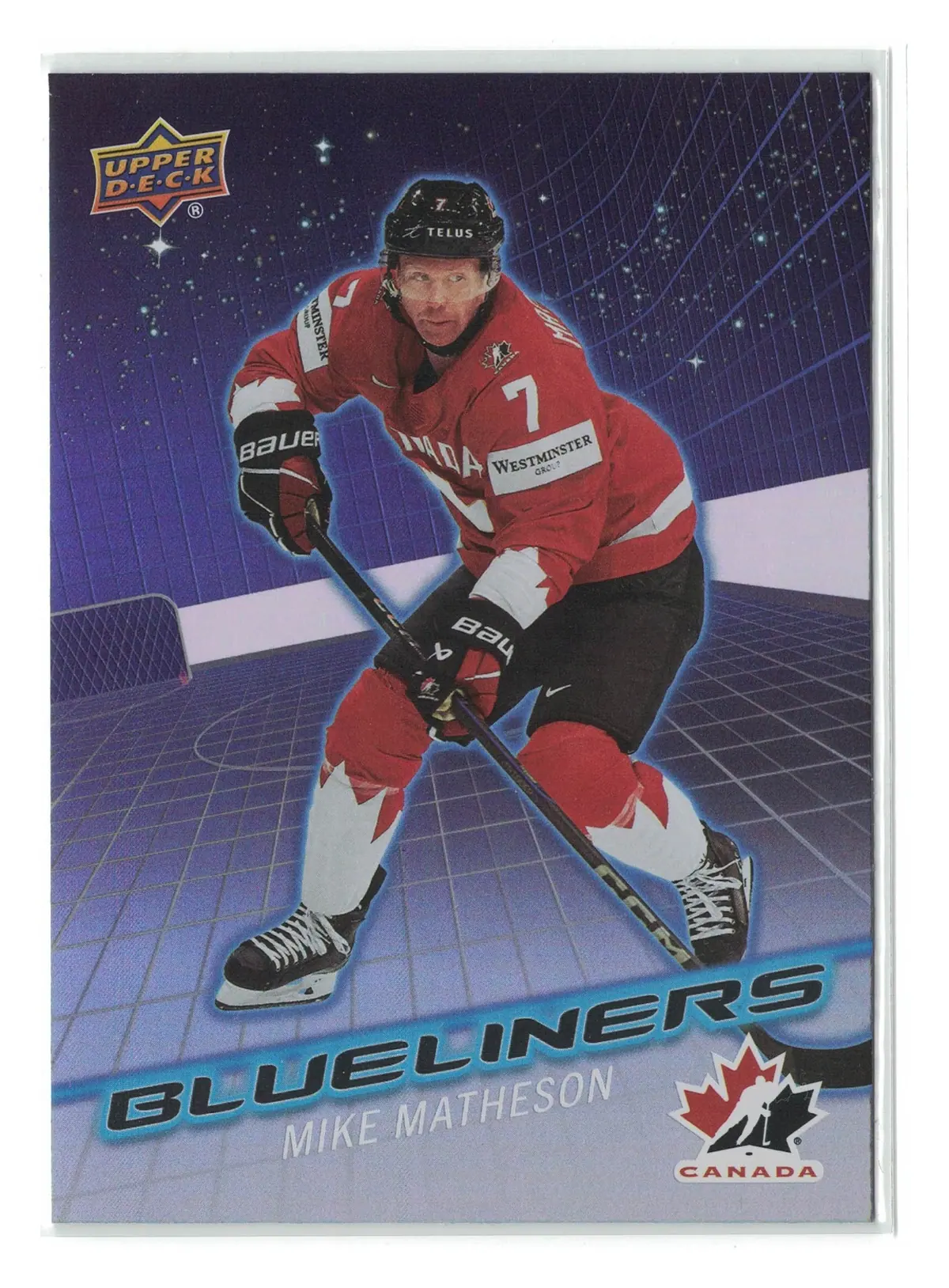 Mike Matheson Blueliners #BL-3 2026 Upper Deck Team Canada — front
