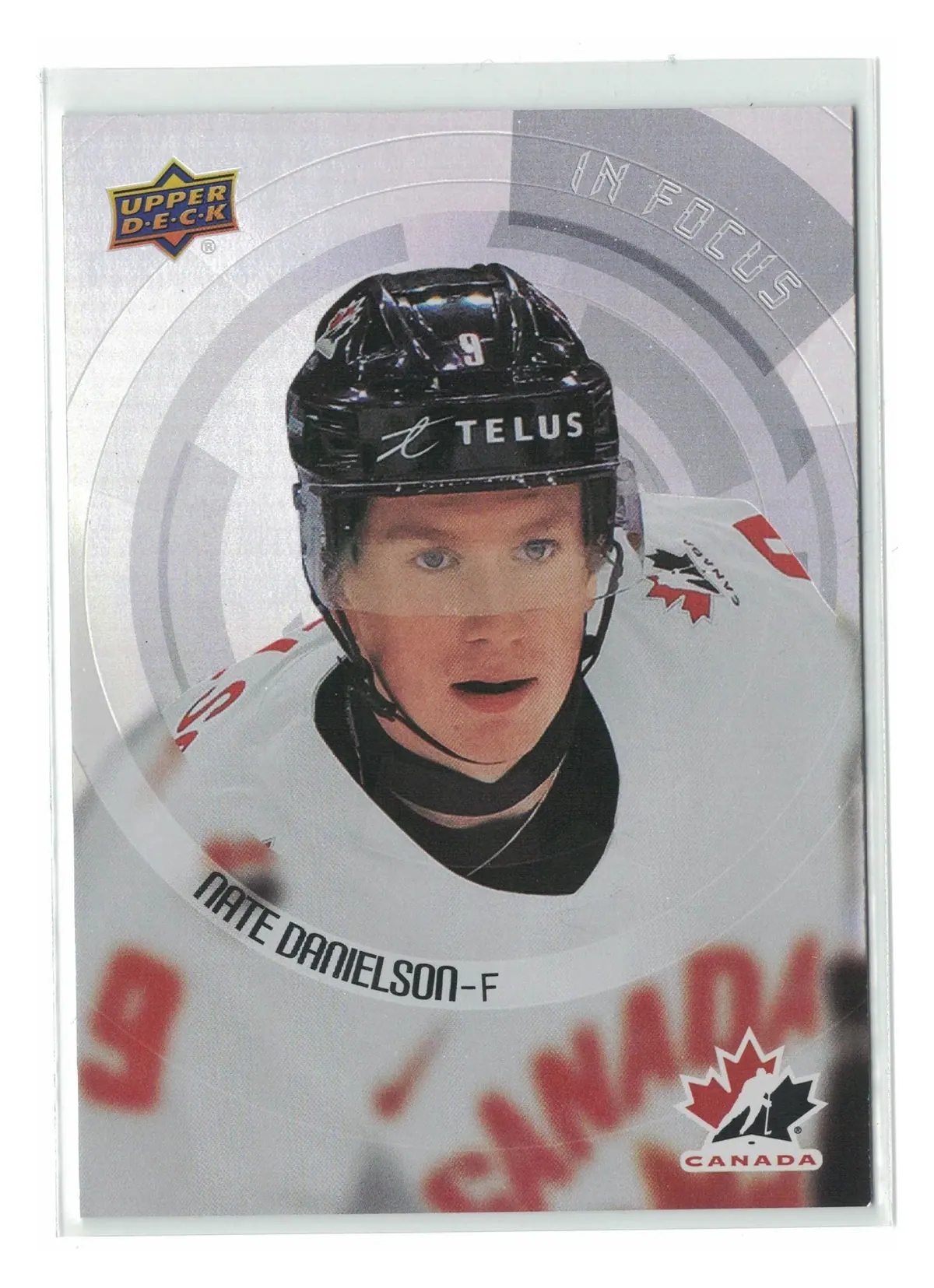 Nate Danielson In Focus #IF-7 2026 UD Team Canada — front