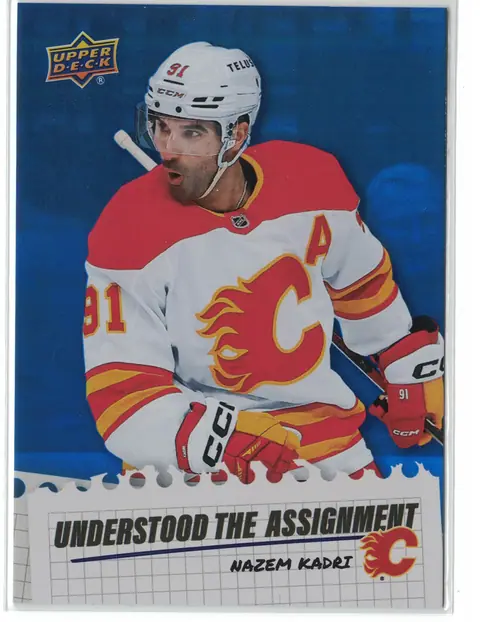 Nazem Kadri Understood The Assignment #UA-28 2025-26 Upper Deck Extended Series