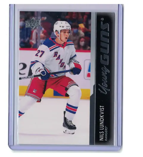 Nils Lundkvist Young Guns #456 2021-22 Upper Deck Series 2