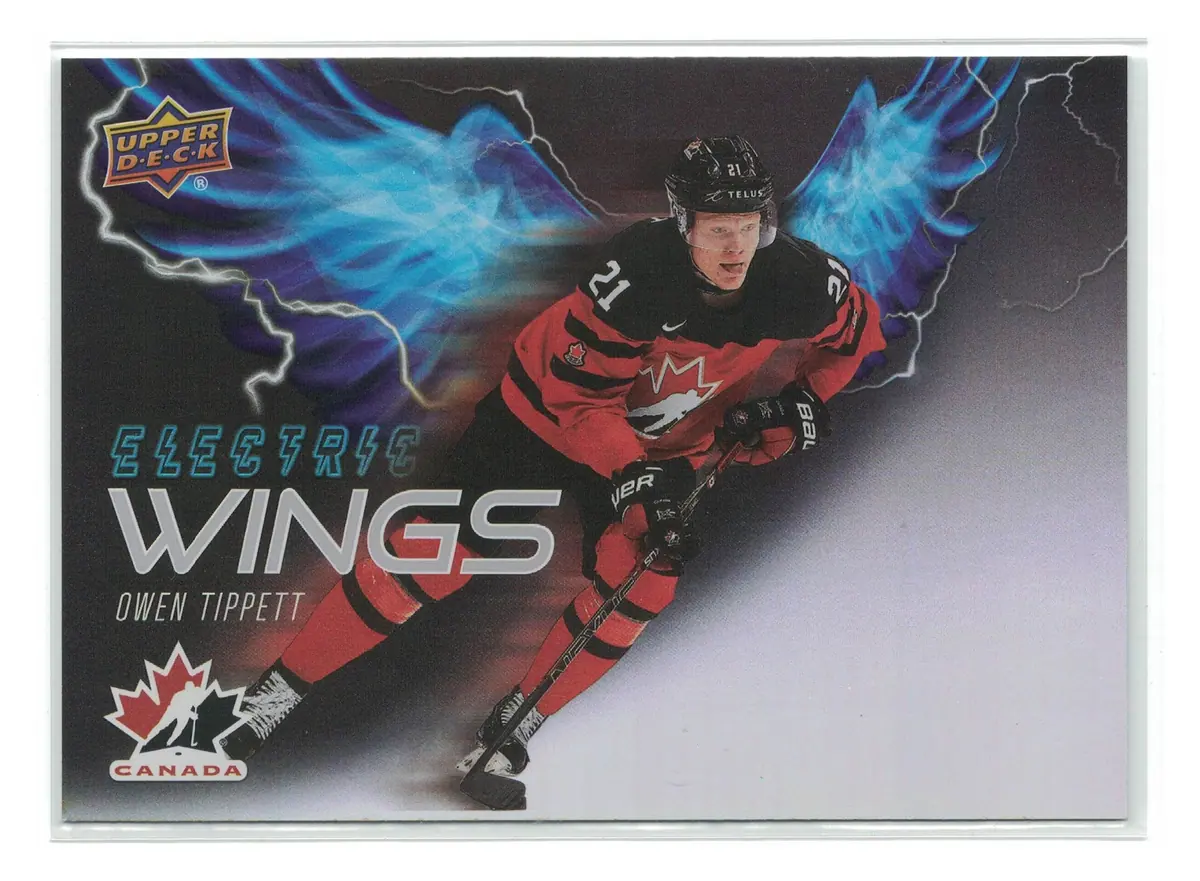 Owen Tippett Electric Wings #EW-10 2026 Upper Deck Team Canada — front