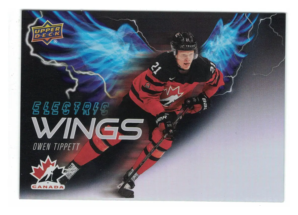 Owen Tippett Electric Wings #EW-10 2026 UD Team Canada — front