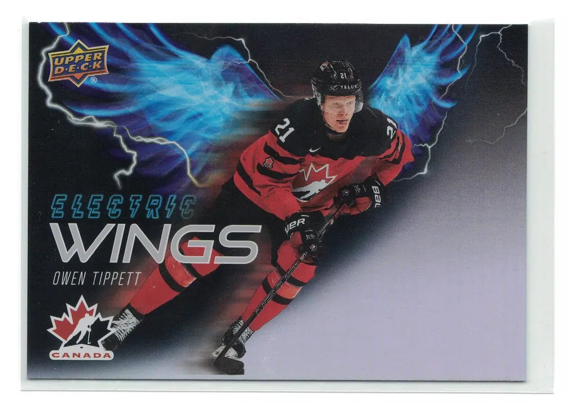 Owen Tippett Electric Wings #EW-10 2026 UD Team Canada — front